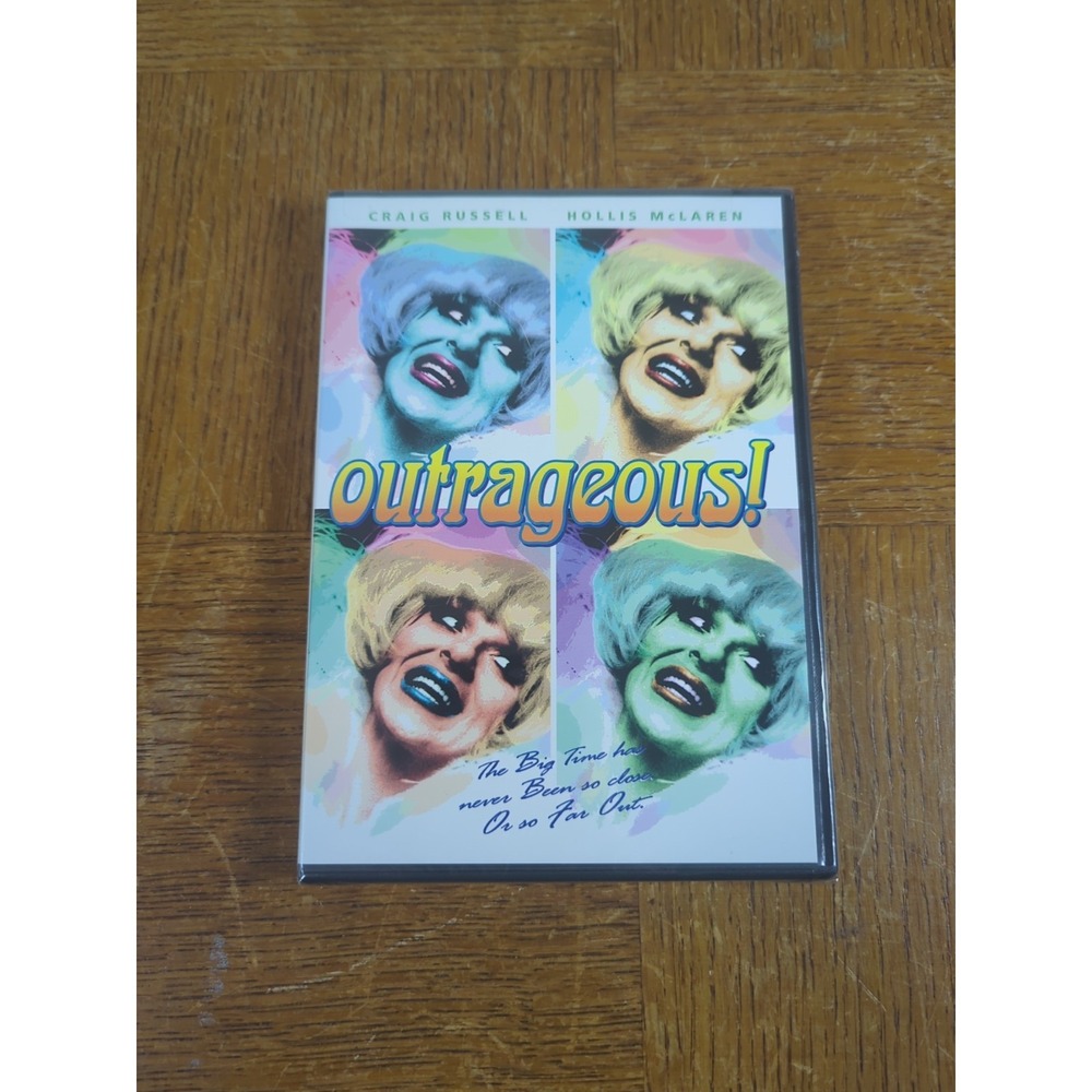 RARE OOP Outrageous! Craig Russel Hollis McLaren (DVD, 2004) NEW & Sealed